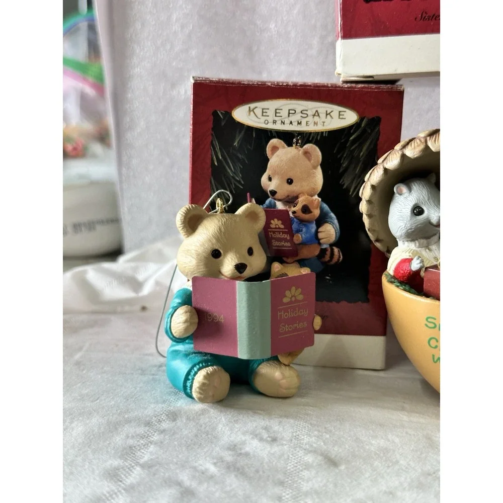 Hallmark‎ Keepsake Ornament Lot 3 Sisters Caregiver Across The Miles NIB